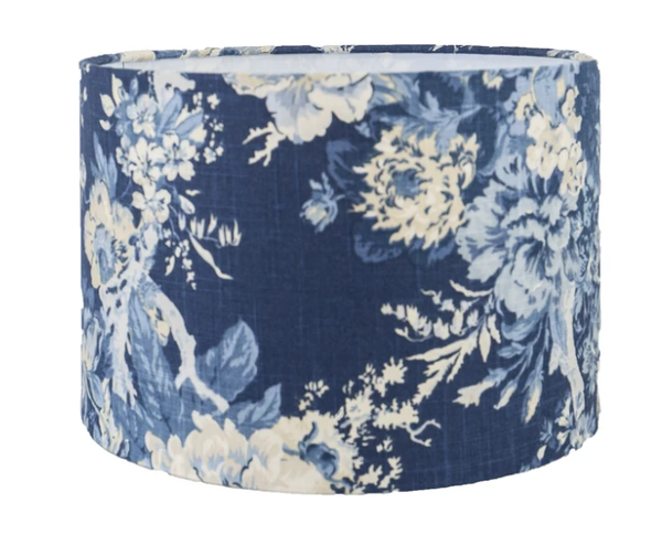Indigo Bouquet Lamp Shade