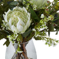 King Protea Native Mix in Claire Vase