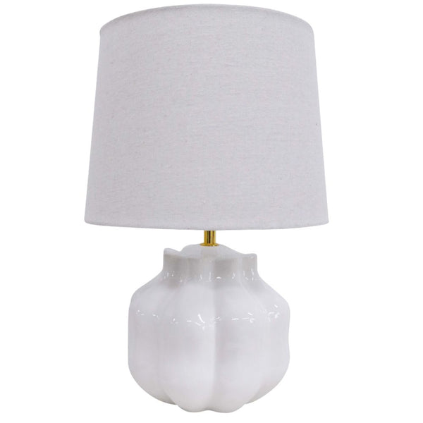 Celeste Scallop Ceramic Lamp