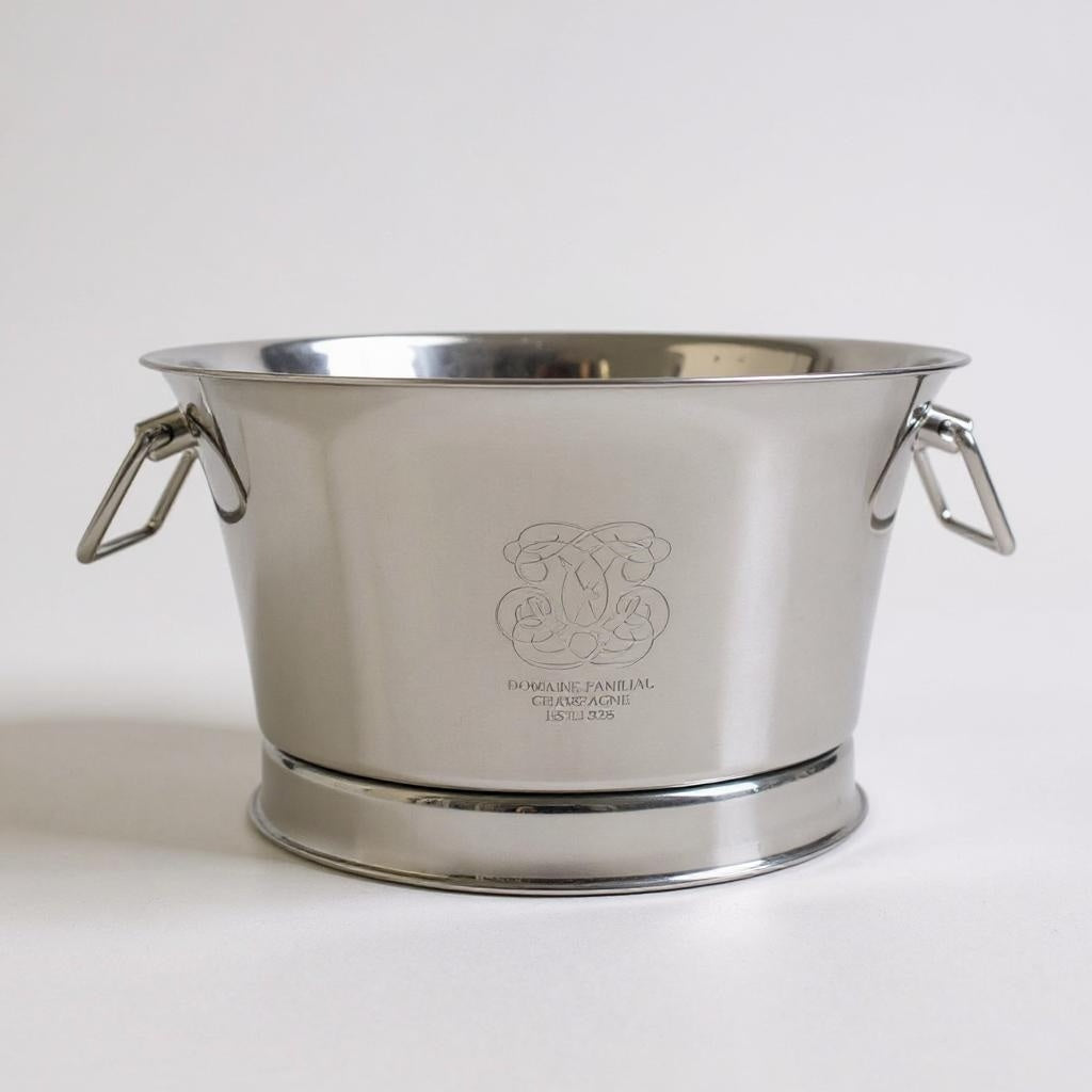 Large Champagne Party Tub with Logo 49cm with product details visible