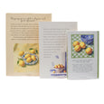 Lemon Grove decorative book boxes set of three with yellow lemons, blue accents and illustrated covers 