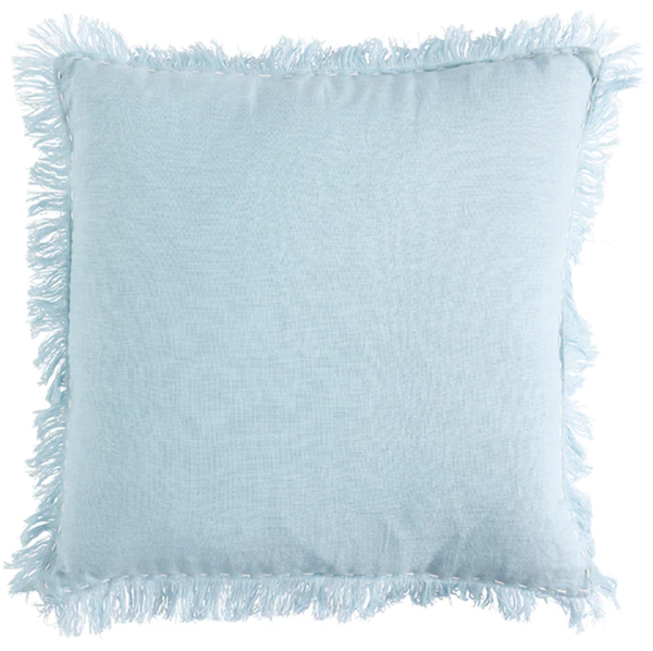Linen Antibes Sky Blue Cushion 50cm