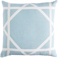 Linen Newport Sky Blue Cushion 55cm