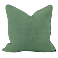 Linen Piped Green & Blue Lounge Cushion 55cm