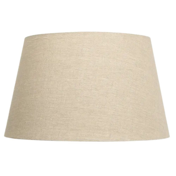 Tapered Drum Linen Shade Natural 40cm