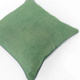 Linen Piped Green & Blue Lounge Cushion 55cm