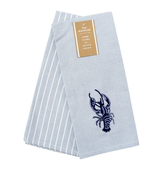 Teatowel Set/2 Lobster