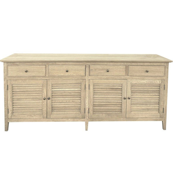 Noah Louvre Sideboard Weathered Oak