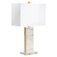 Lumière Marble Table Lamp with Gold Detail - Hamptons Style