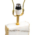 Lumière Marble Table Lamp with Gold Detail - Hamptons Style