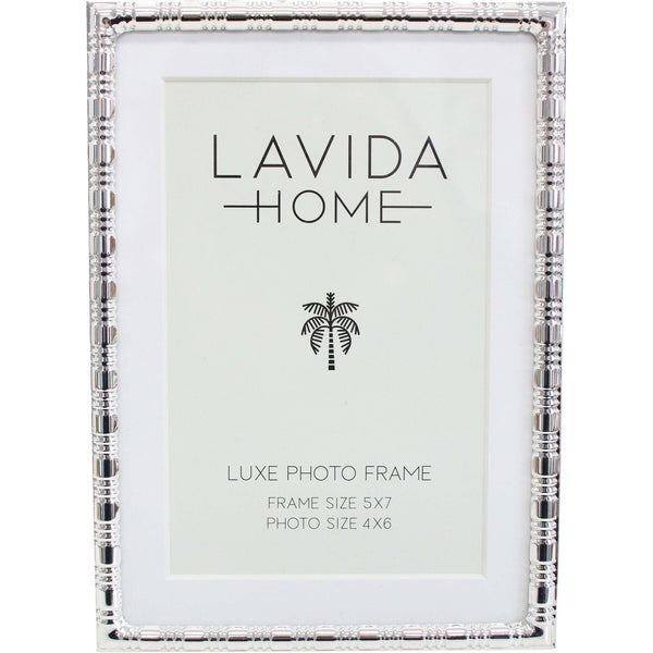 Deluxe Photo Frame 5 x 7" Silver