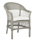 Marco Aluminium Synthetic Wicker Outdoor Chair Grey