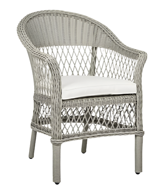 Marco Aluminium Synthetic Wicker Outdoor Chair Grey