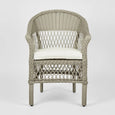 Marco Aluminium Synthetic Wicker Outdoor Chair Grey