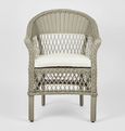 Marco Aluminium Synthetic Wicker Outdoor Chair Grey