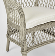 Marco Aluminium Synthetic Wicker Outdoor Chair Grey