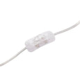 clear inline switch on transparent lamp cord