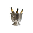 Natural Finish Champagne Bucket with Ring Handles 36cm with product details visible