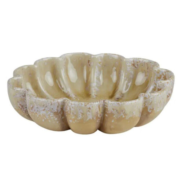 Odessa Ceramic Bowl Natural - Hamptons Style