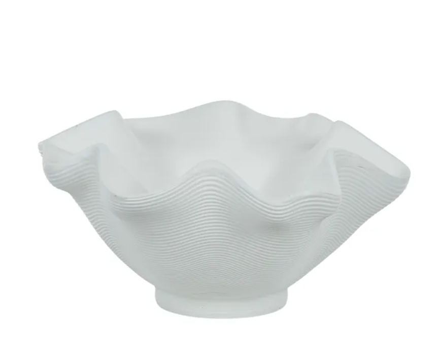 Onda Resin Bowl White