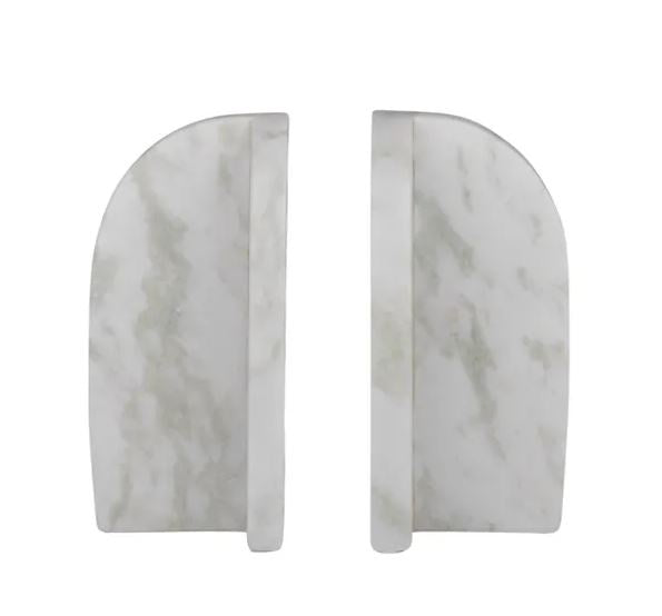 Arco Onyx Marble Bookends – Set of 2