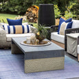 Outdoor Navy Cushion_Hamptons Style Cushion for outdoor use