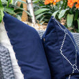 Outdoor Navy Cushion_Hamptons Style Cushion for outdoor use