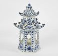 Pagoda Statue Blue and White