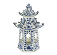 Pagoda Statue Blue and White