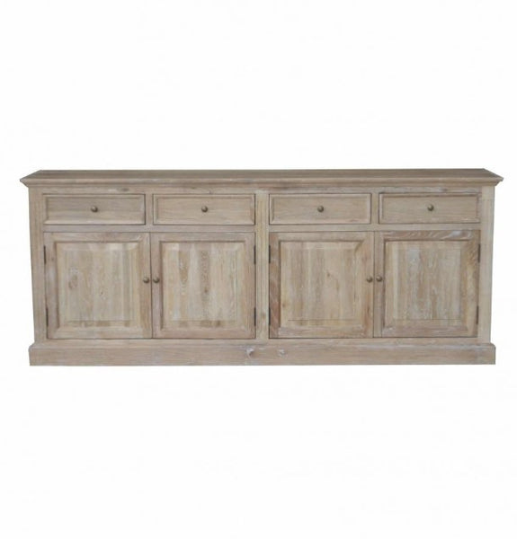 Parkhurst Four Drawers Sideboard Whitewashed Oak