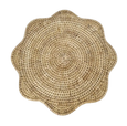 Paume Scallop Rattan Placemat Natural