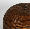 Paume Rattan Food Cover Antique Brown