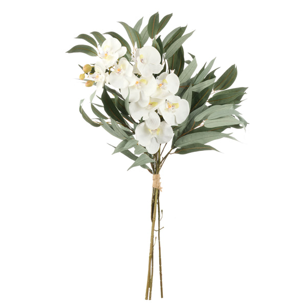 Phalaenopsis Eucalyptus Mix Bouquet White