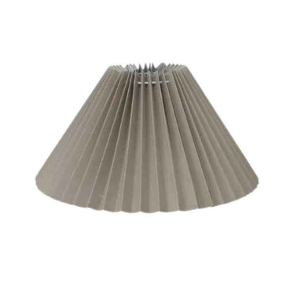 Pleated Linen Shade 35cm Taupe