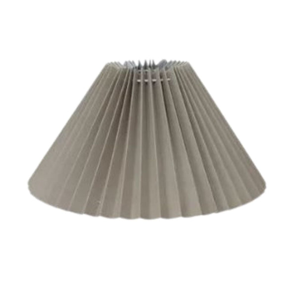 Pleated Linen Shade Taupe
