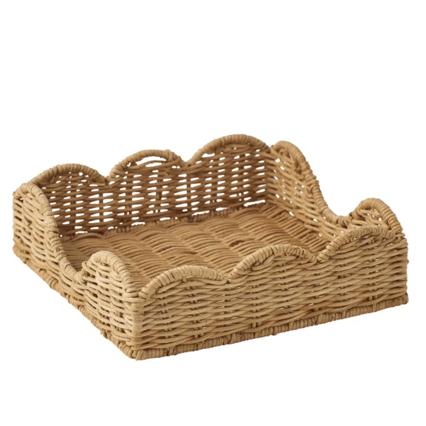 Havana Rattan Napkin Holder - Hamptons Style