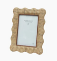 Rattan Wavy Photo Frame 4x6"