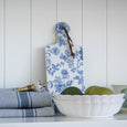 Rectangle Trivet French Country displayed in a blue and white Hamptons style kitchen