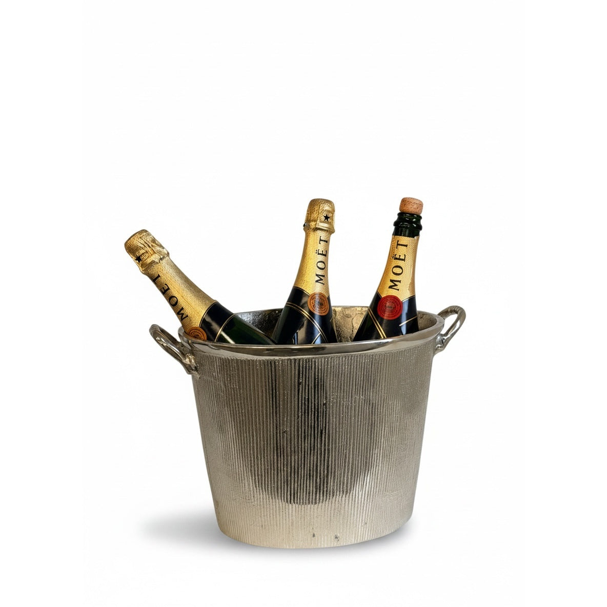 Ridged Oval Champagne Bucket 34cm with product details visible