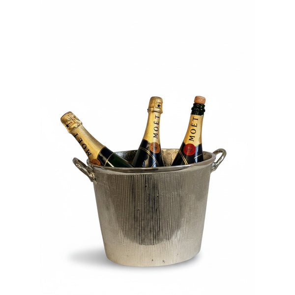 Ridged Oval Champagne Bucket 34cm with product details visible