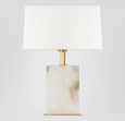 Roco Alabaster Table Lamp with Shade