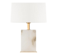 Roco Alabaster Table Lamp with Shade