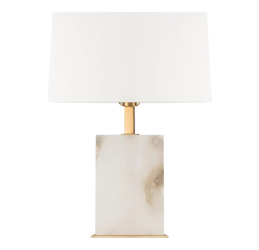 Roco Alabaster Table Lamp with Shade