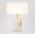 Roco Alabaster Table Lamp with Shade