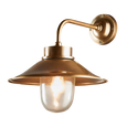 Sandhurst Outdoor Wall Light Antique Brass