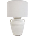 Santorini Ceramic Table Lamp White
