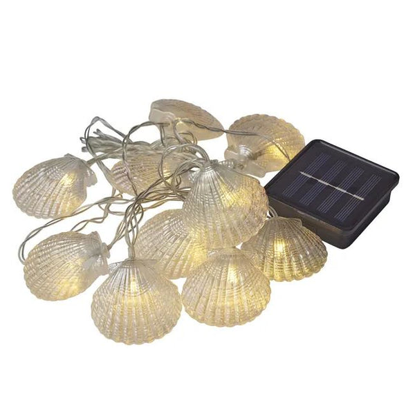 Scallop Shell Solar String Light 3.3m