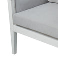 Allie Hamptons Armchair White & Grey