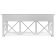 Sorrento 3 Drawer Console styled in a modern entryway creating organised storage and a welcoming focal point.