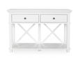 Sorrento Hamptons 2 Drawer Console White